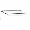 vidaXL Manuell Utdragbar Markis Vit 3,5 x 2 m