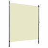 vidaXL Rullgardin utomhus 200x270 cm gr&auml;ddvit