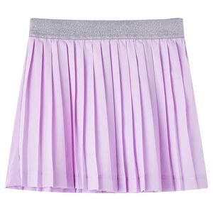 Plisserad kjol f&ouml;r barn lila 104