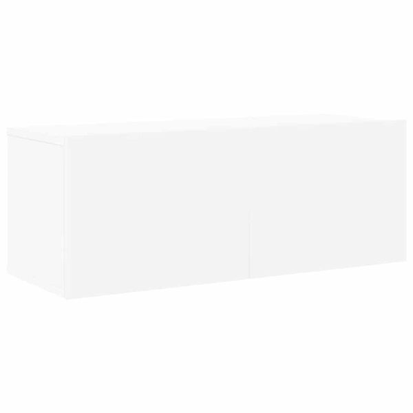 vidaXL Tv-skåp 6 delar vit konstruerat trä