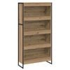 vidaXL Boksk&aring;p 80 x 30 x 155 cm Konstruerat tr&auml; Artisan Ek