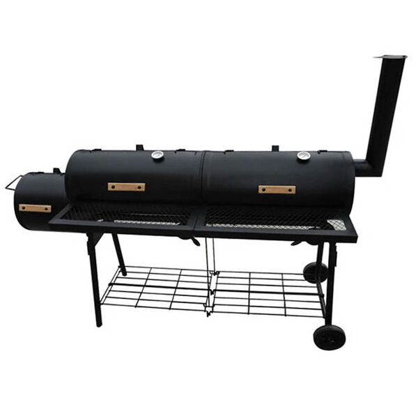 vidaXL R&ouml;kgrill Nevada XL svart