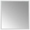 vidaXL LED Badrumsspegel med spegel Transparent 50 x 50 cm h&auml;rdat glas