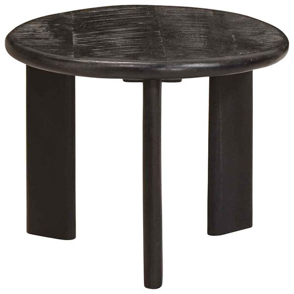 vidaXL Satsbord 2 pcs Vit Massivt mangoträ