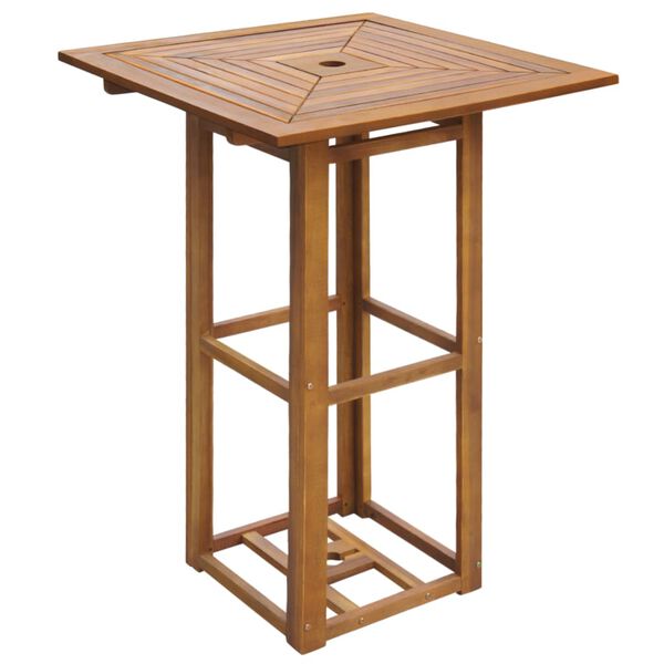 vidaXL Caféset 3 delar massivt akaciaträ