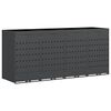 vidaXL F&ouml;rvaring f&ouml;r 4 soptunnor Antracit 272 x 77,5 x 121,5 cm