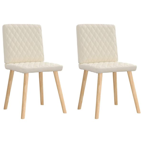 vidaXL Matstolar 2 st linnetyg