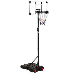 vidaXL Basketkorg transparent 216-250 cm polykarbonat