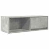 vidaXL TV-b&auml;nk betonggr&aring; 80x31x25,5 cm konstruerat tr&auml;