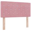 vidaXL Huvudgavel Rosa 100 cm Sammet