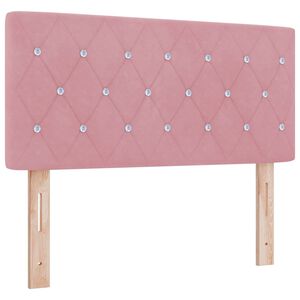 vidaXL Huvudgavel Rosa 100 cm Sammet