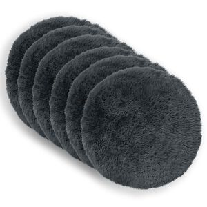 vidaXL Kudde med kudde HEERLEN 2 st Antracit PV Fleece