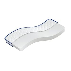 vidaXL Memoryskummadrass vit 80x160x17 cm mjuk