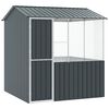 vidaXL F&aring;gelbur Antracit 215 x 209 x 230 cm Galvaniserat St&aring;l