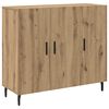 vidaXL Sideboard Artisan Ek 90 x 34 x 80 cm Konstruerat tr&auml;