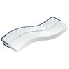 vidaXL Memoryskummadrass vit 70x200x17 cm mjuk