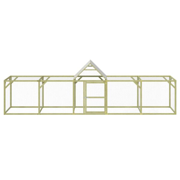 vidaXL H&ouml;nshus 500x100x150 cm impregnerad massiv furu