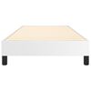 vidaXL Boxspring-s&auml;ngram vit 100x200 cm konstl&auml;der