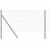 vidaXL Euro St&auml;ngsel Markf&auml;ste 10 x 1,2 m PVC-belagda st&aring;l Gr&ouml;n Mesh