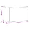 vidaXL Displaylåda transparent 56x36x37 cm akryl