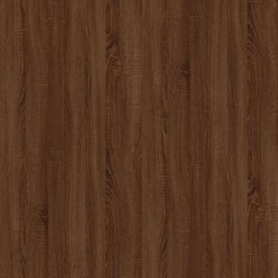 vidaXL Soffbord brun ek 80x45x45 cm konstruerat trä och järn