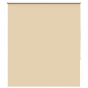 vidaXL Rullgardin m&ouml;rkl&auml;ggningsbar beige 125x130 cm tyg bredd 121,6 cm