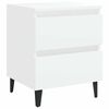 vidaXL S&auml;ngbord vit 40x35x50 cm konstruerat tr&auml;