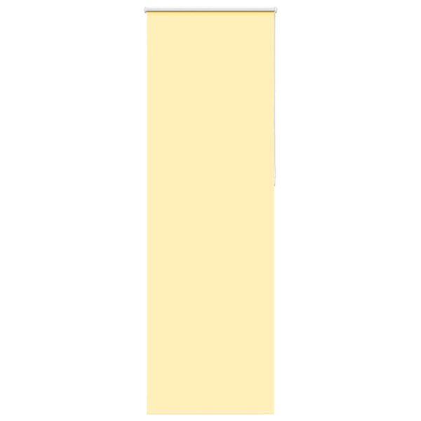 vidaXL Rullgardin m&ouml;rkl&auml;ggningsgul 75x230 cm tygbredd 70,7 cm