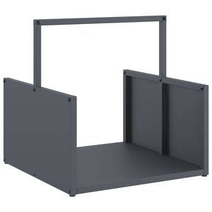 vidaXL Vedst&auml;ll antracit 40x40x40 cm kallvalsat st&aring;l