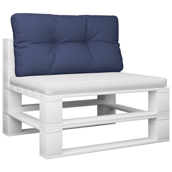 vidaXL Palldyna marinbl&aring; 80x40x12 cm tyg