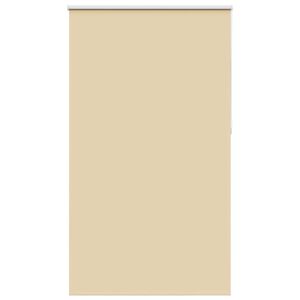 vidaXL Rullgardin m&ouml;rkl&auml;ggningsbeige 125x230 cm tyg bredd 121,6 cm