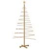 vidaXL Tr&auml;julgran med stativ Brun 180 cm Bambu