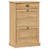 vidaXL Skosk&aring;p VIGO 60x35x96 cm massiv furu