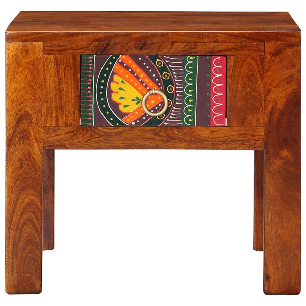 vidaXL Nattduksbord 40x40x36 cm massivt akaciaträ