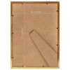 vidaXL Fotoramar 5 st f&ouml;r bord guld 15x21 cm MDF
