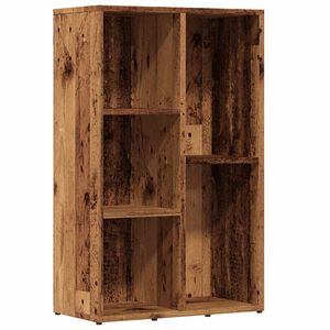 vidaXL Bokhylla &aring;ldrat tr&auml; 50x25x80 cm konstruerat tr&auml;