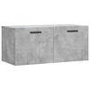 vidaXL V&auml;ggsk&aring;p betonggr&aring; 80x36,5x35 cm konstruerat tr&auml;