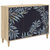 vidaXL Sideboard DOKKUM Sonoma-ek 102 x 33 x 75 cm Konstruerat tr&auml;
