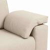 vidaXL Soffa Beige 160 x 77 x 82 cm Linnenblandad tyg