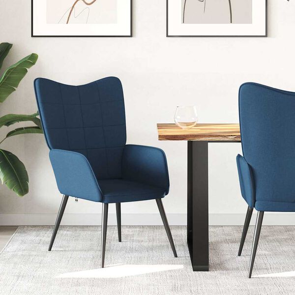 vidaXL Vilstol bl&aring; tyg