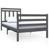 vidaXL S&auml;ngram massiv furu 90x190 cm gr&aring;