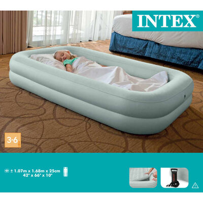 Intex Luftmadrass Kidz Travel Bed Set 168x107x25 cm 66810NP