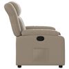 vidaXL Reclinerfåtölj cappuccino konstläder