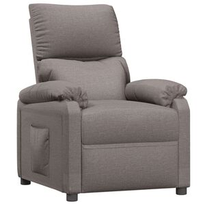 vidaXL Reclinerf&aring;t&ouml;lj taupe tyg
