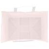 vidaXL Pappersp&aring;sar 250 st med handtag rosa 32x22x24 cm