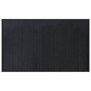 vidaXL Matta rektangul&auml;r svart 60x100 cm bambu