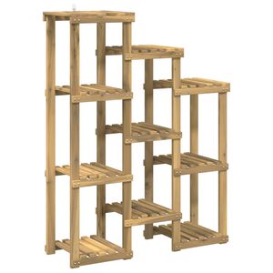 vidaXL V&auml;xtst&auml;ll Vit 85 x 30 x 114,5 cm Massivt Akaciatr&auml;