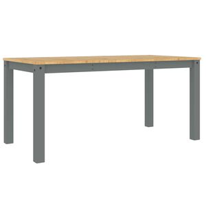 vidaXL Matbord Panama gr&aring; 160x80x75 cm massiv furu