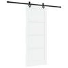 vidaXL Skjutd&ouml;rr ORKDAL 83 x 202 cm Massiv furu Vit