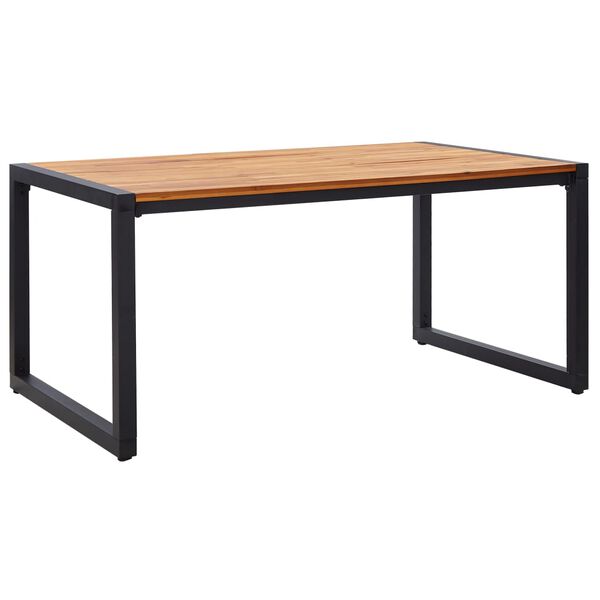 vidaXL Matgrupp f&ouml;r tr&auml;dg&aring;rden 5 delar gr&aring;